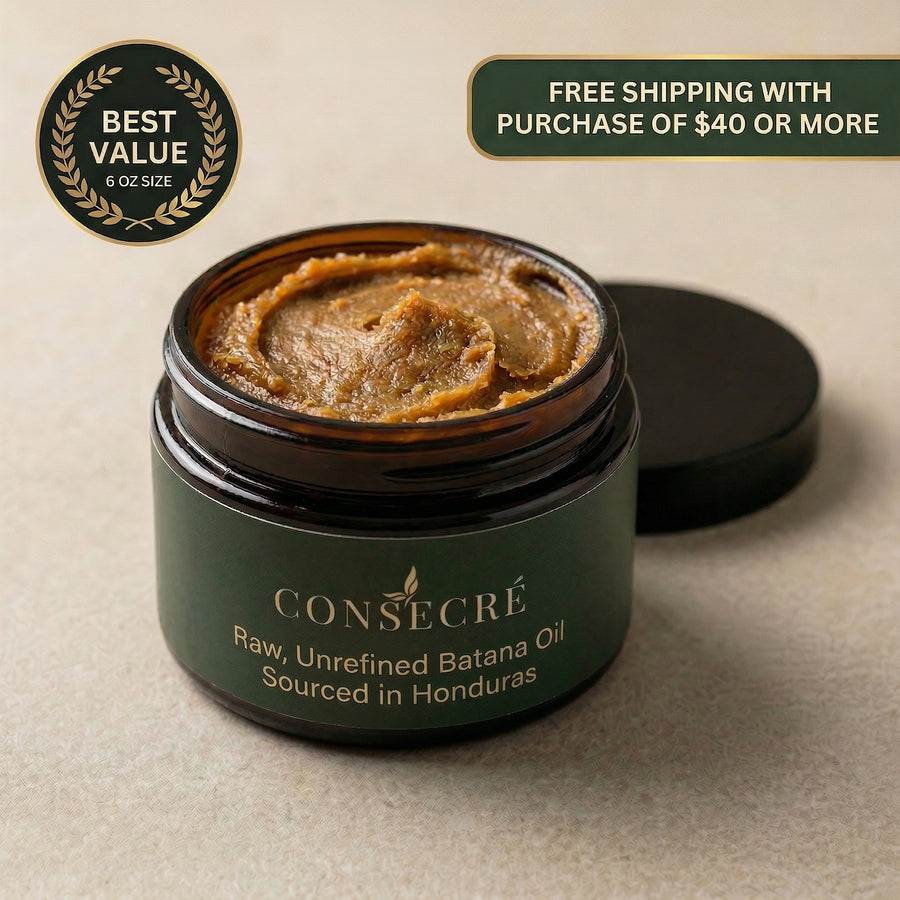 Consecré 6 ounce Raw Batana Oil Best Value Size