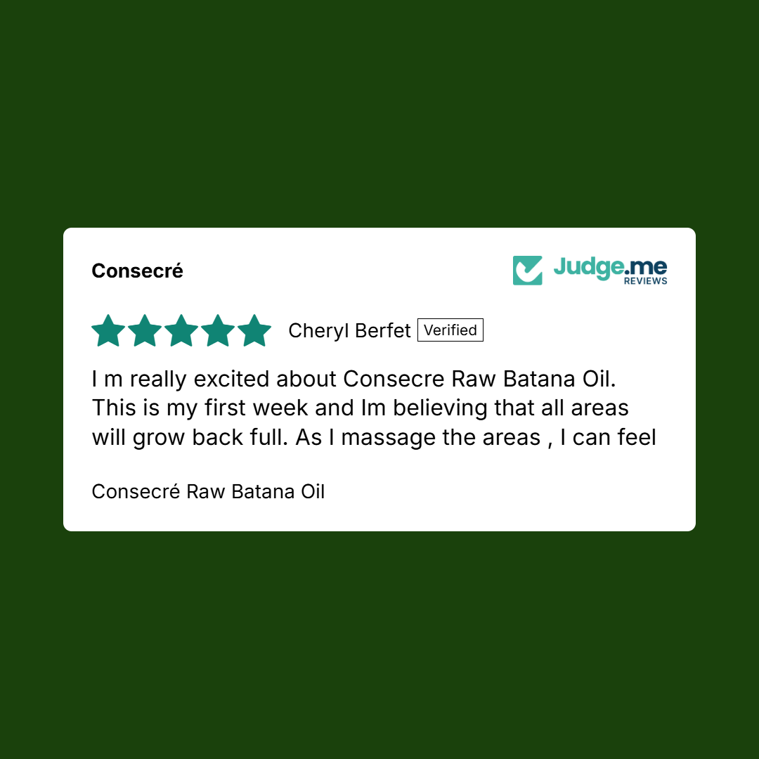 Consecré Raw Batana Oil